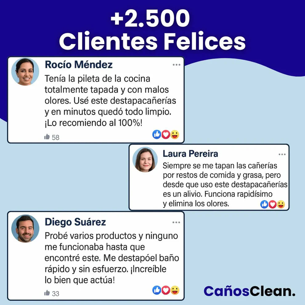2x1 Destapa Cañerías + 3 Rejillas de regalo
