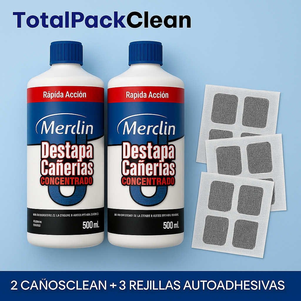 2x1 Destapa Cañerías + 3 Rejillas de regalo