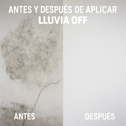 Tapa Goteras LluviaOff® - Sellador Impermeabilizante transparente